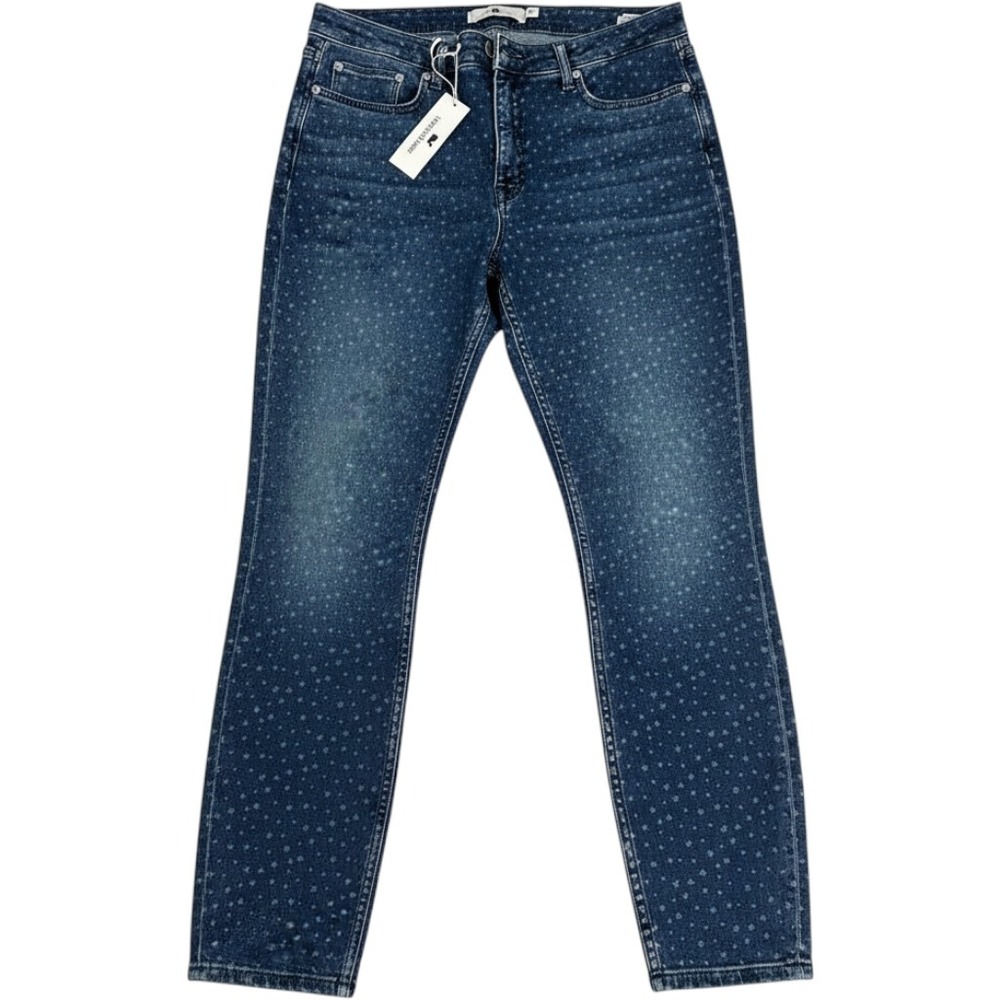 Vineyard Vines Jamie High Rise Skinny Jeans 31 Micro Stars Candiani 2P001148